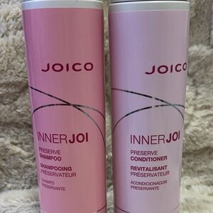 Joico InnerJoi Preserve Shampoo and Conditioner - Pink and White